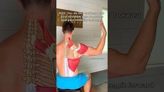 Shoulder pain relief exercise and improve shoulder mobility!