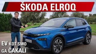 Škoda elroq (2024) - zelo "resen" družinski EV