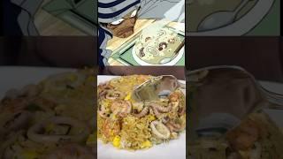 Sanjis fried rice from One Piece #onepiece #anime #friedrice