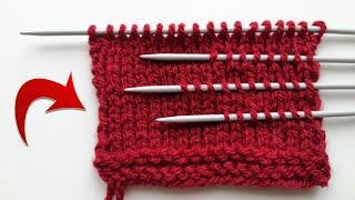 With this TRICK, knitting becomes EASIER and FASTER!