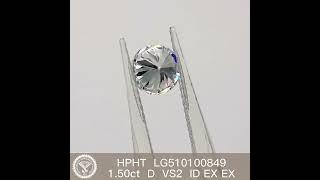 1.50CT D VS hpht diamond EX lab diamonds factory price