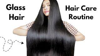 How  To Get Glass Hair At Home- Follow This Hair Care Routine