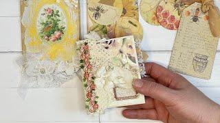 Mini Junk Journal - Ephemera Ideas & Craft With Me - Fet. Your Creative Studio / Beebeecraft