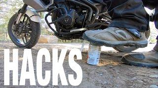 10+ Motorcycle Camping Hacks, Tips and Tricks