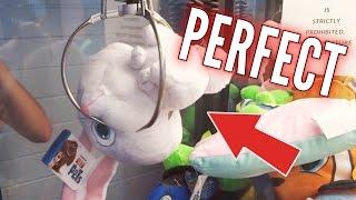 PERFECT CLAW MACHINE WINS AT WALMART! | Arcade Games