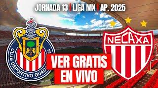 VER GRATIS EN VIVO Chivas vs Necaxa Jornada 13 Liga MX Apertura 2024