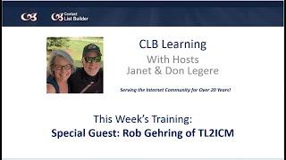 CLB Learning Special Guest Rob Gehring