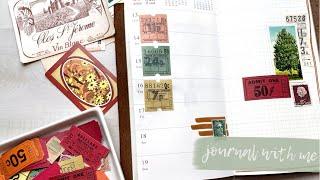 Traveler's Notebook Journal With Me feat. Crafty Lisa’s Vintage