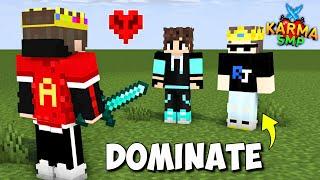 How I Dominate this Lifesteal SMP in first week | Karma SMP (S1-EP1)