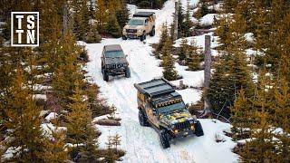 Spring SNOW MAYHEM Off-Roading To REMOTE Lake