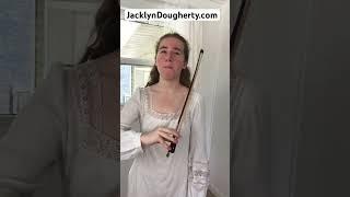 Strings Bow Hold Song Exercise #stringsonline #learntoplay #stringslessons @JacklynDougherty