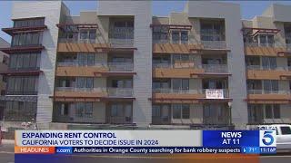 Rent control headed for the California ballot, again