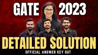 GATE 2023 Answer Key Chemistry | GATE 2023 Paper Solution Chemistry | GATE CY 2023 Answer Key