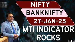 Nifty Prediction and Bank Nifty Analysis for Monday | 27 January 2025 | Bank Nifty Tomorrow