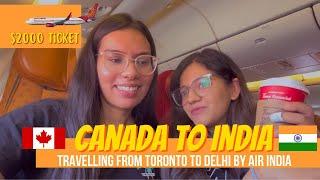 Canada to India in 2024 | Is AIR INDIA worth it? Coming home after 3 years | 13-Hour Direct Flight