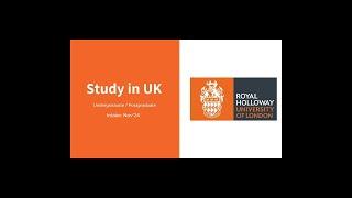 Study in UK | Royal Holloway | Study Abroad | Education Hub