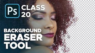 How to Remove Background in Photoshop with Background Eraser Tool - Urdu / Hindi