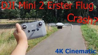 DJI Mini 2 erster Flug und Review [Wird die Drohne Crashen?] [4K]