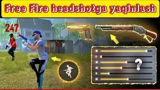 Chiter sozlama | Free Fire dagi kuchli o'yinchilar nastroykasi | FF-da HEADSHOT BERISH