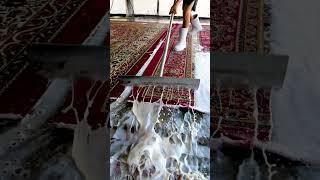 foam scraping #satisfying #asmr #cleaningcarpet