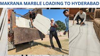 Makrana Marble Loading To Hyderabad Telangana Call 9214804444