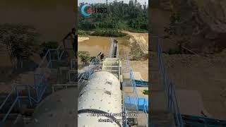 200tph Clay Alluvial Gold Processing Plant in Ghana