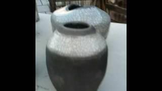 Raku first firing with my gas kiln