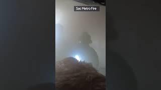 Firefighters rescue dog from burning home in Sacramento County