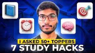 7 HACKS to STUDY *effectively* to get IIT!