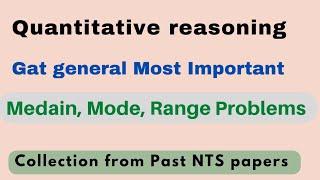 Medain, Mode, Range Problems [ quantitative reasoning problems ]