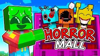 I Built a HORROR SPRUNKI MALL in Minecraft!