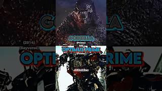 Godzilla vs Optimus Prime