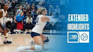 Michigan State at Penn State | Extended Highlights | Big Ten Volleyball | 09/29/2024