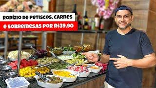 RODÍZIO DE PETISCOS, CARNES E SOBREMESAS POR R$39,90 - MAIS BARATO DE RIBEIRÃO PRETO