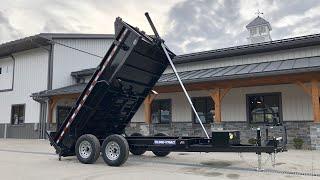 2021 Sure-Trac 6x12' Dump Trailer 9900# GVW * TELESCOPIC HOIST UPGRADE