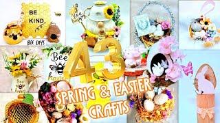 ️43 UNIQUE SPRING & EASTER CRAFT IDEAS  DIY DECOR, Make to Gift or Sell 