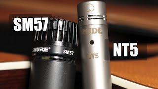 Rode NT5 vs Shure SM57 (acoustic guitar) (pt.1)