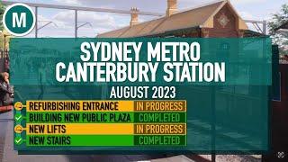 Canterbury Metro Station — August 2023