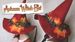 Making An Autumn Witch Hat