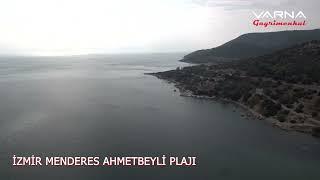 İZMİR MENDERES AHMETBEYLİ SAHİLİ DRON GÖRÜNTÜSÜ ( VARNA GAYRİMENKUL )