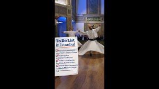 Watch a sema ceremony in Galata Mevlevi Lodge  | To Do List in Istanbul - Episode 4