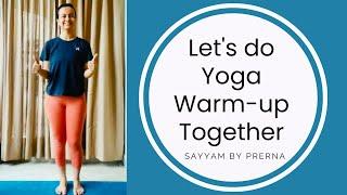 Let's do Yoga Warm-up Together! 