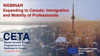 Immigration and Mobility of Professionals under CETA