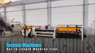 Sheet Metal Cut to Length Line Machinery