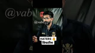 Haters पैर छू कर निकलते है  Vabby Attitude Shayari StatusBoys Attitude Status #shorts #vabby731