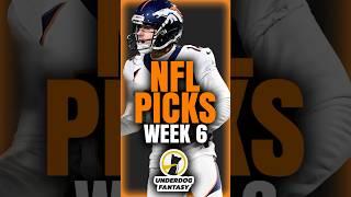 Underdog NFL Picks for Sunday Week 6 (2024) | Underdog Fantasy Promo Code