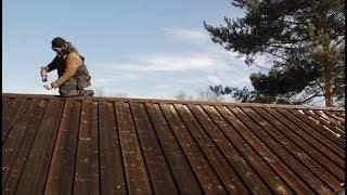  30/35: Building a Post and Beam Garage - Wooden Roof Details