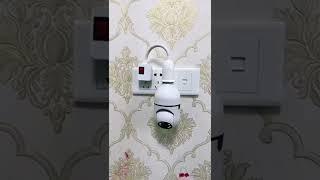 360 Wifi Light Bulb Auto Tracking Camera⁠. Product Link in the Comments!⁠