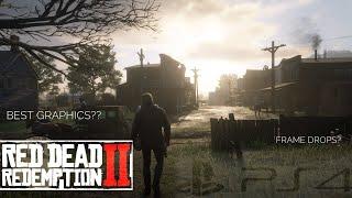 Red Dead Redemption 2 GAMEPLAY and GRAPHICS on PS4 slim (Lighting,Shadows,Character models n more..)