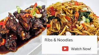 Asian Noodles and Pork Ribs - Thermomix